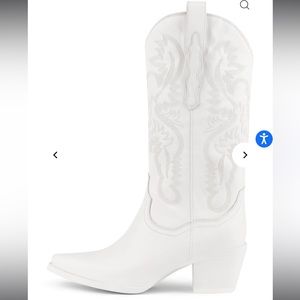 Jeffrey Campbell Dagget Boot in White Combo
